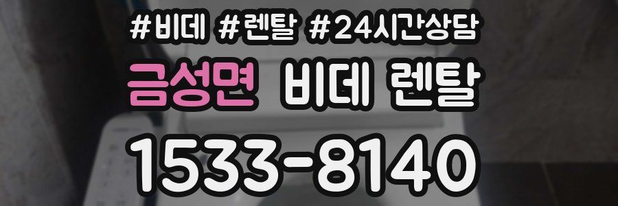 금성면 비데 렌탈