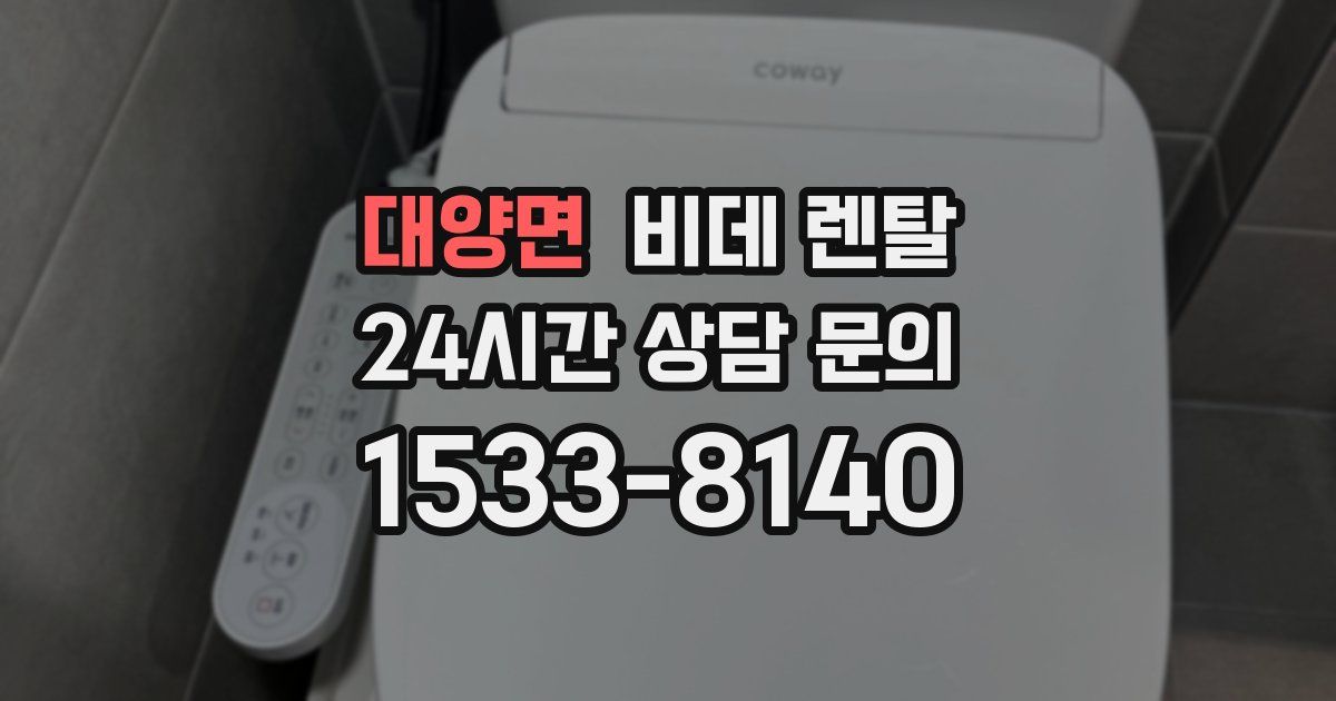 대양면 비데 렌탈