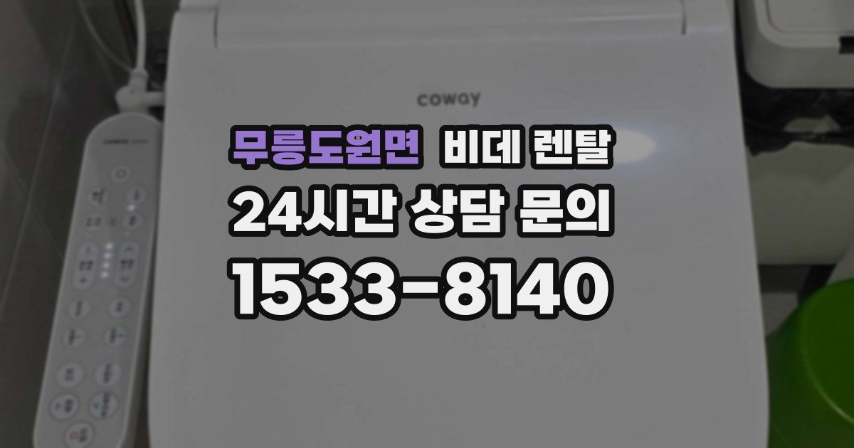 무릉도원면 비데 렌탈