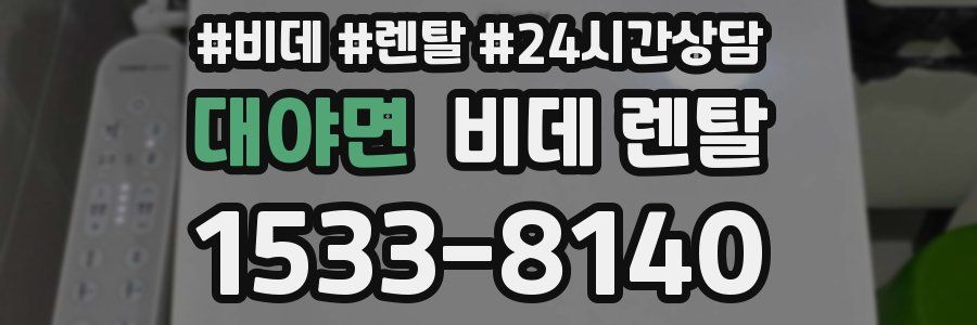 대야면 비데 렌탈