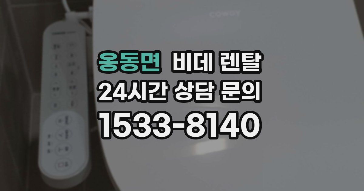옹동면 비데 렌탈