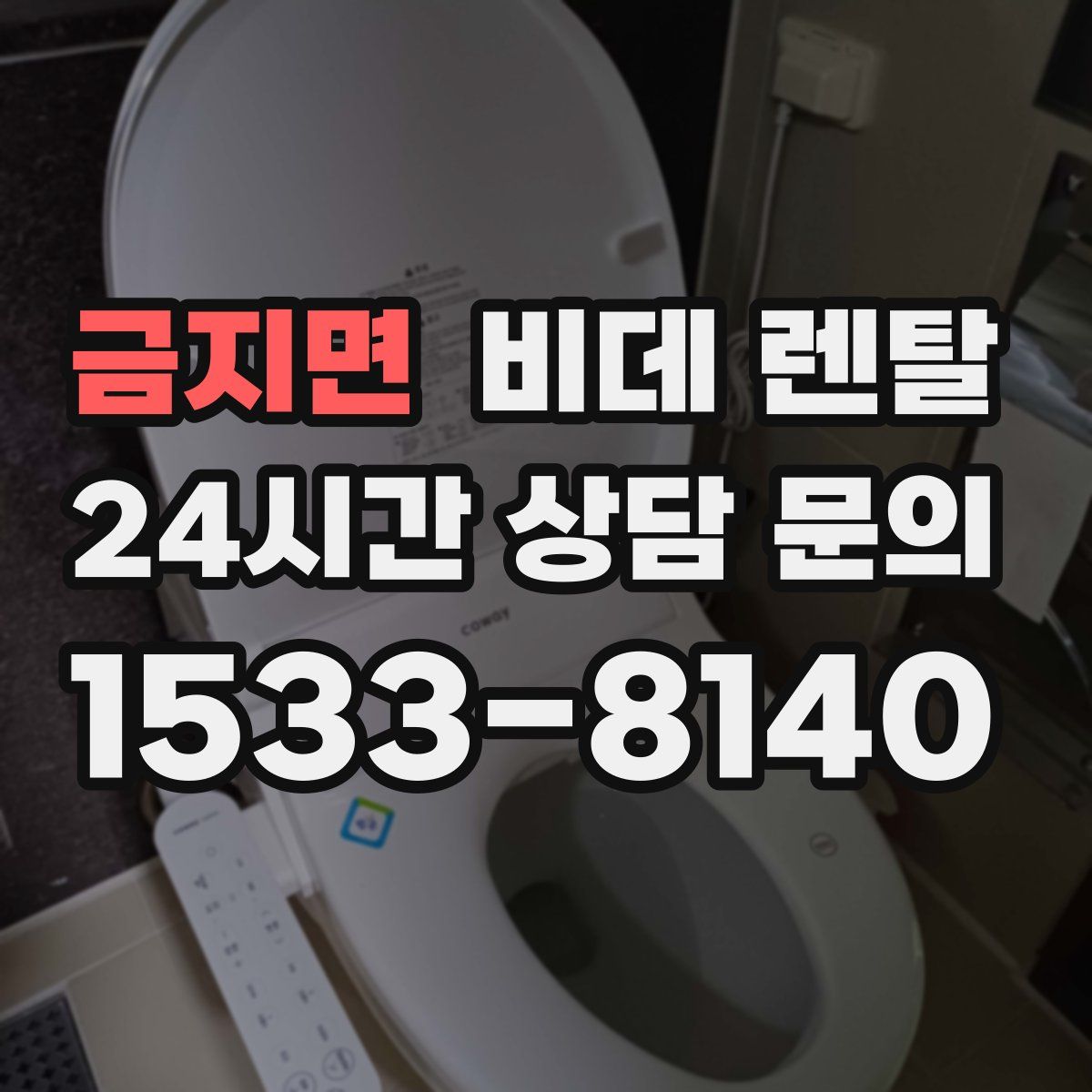 금지면 비데 렌탈