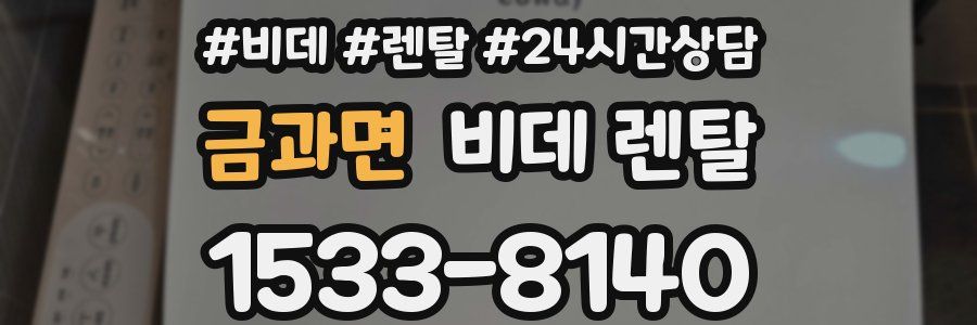 금과면 비데 렌탈