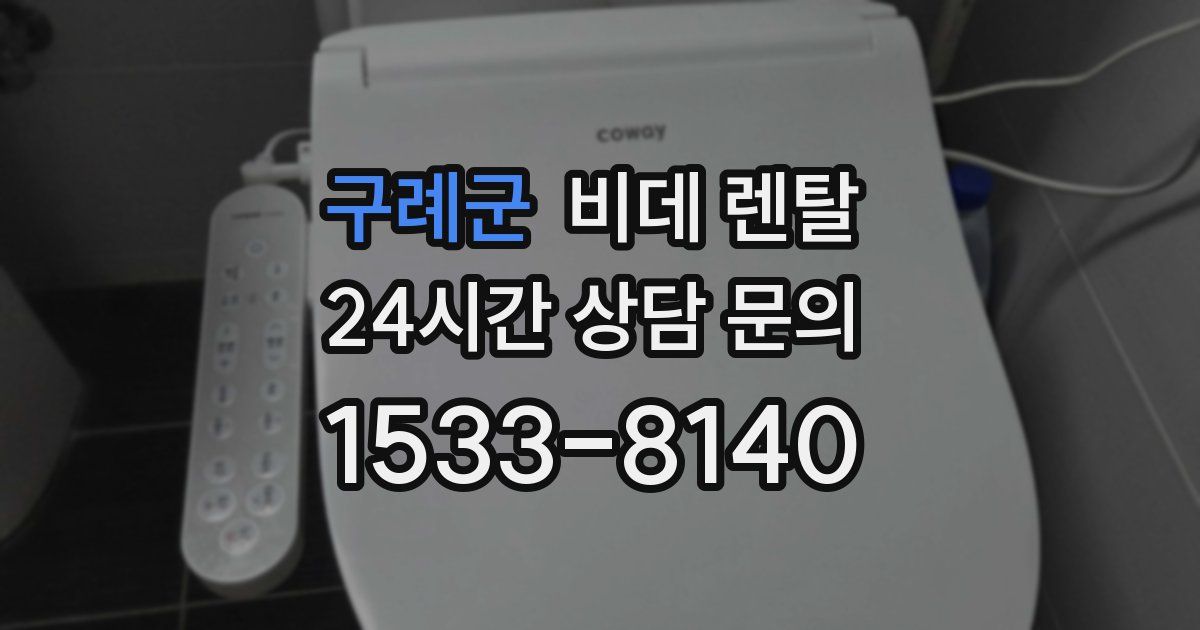 구례군 비데 렌탈