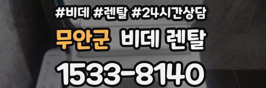 무안군 비데 렌탈