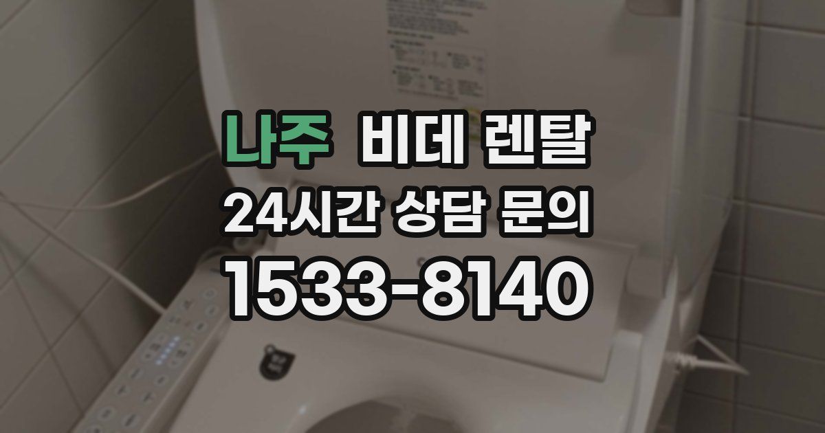 나주 비데 렌탈