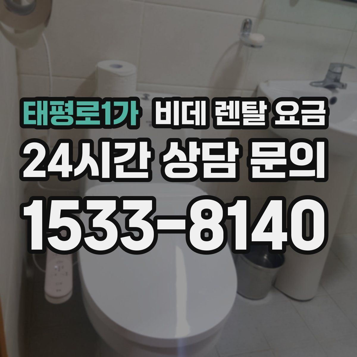 태평로1가 비데 렌탈 요금