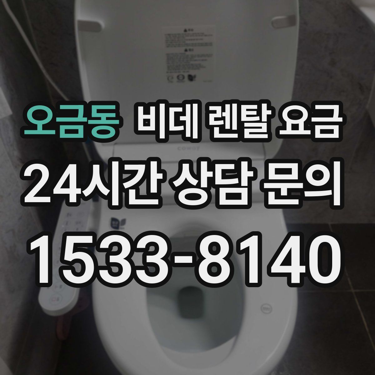 오금동 비데 렌탈 요금