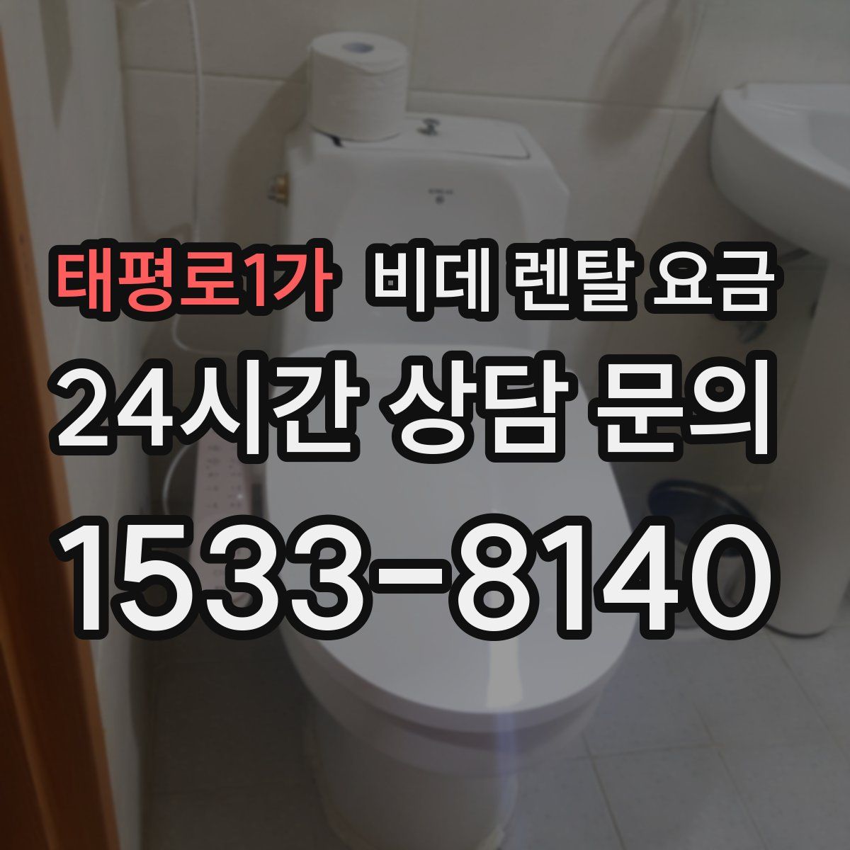 태평로1가 비데 렌탈 요금