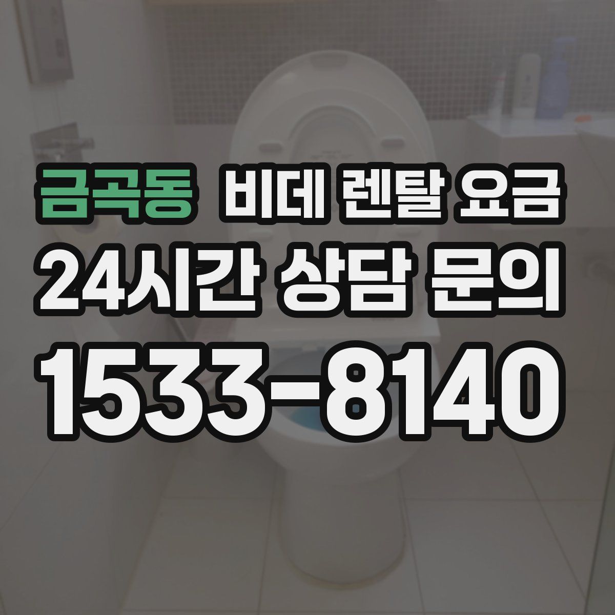 금곡동 비데 렌탈 요금