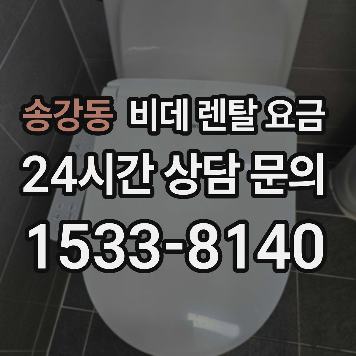 송강동 비데 렌탈 요금