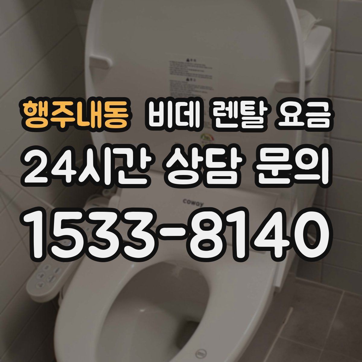 행주내동 비데 렌탈 요금 기능별 차이가 가격에 미치는 영향