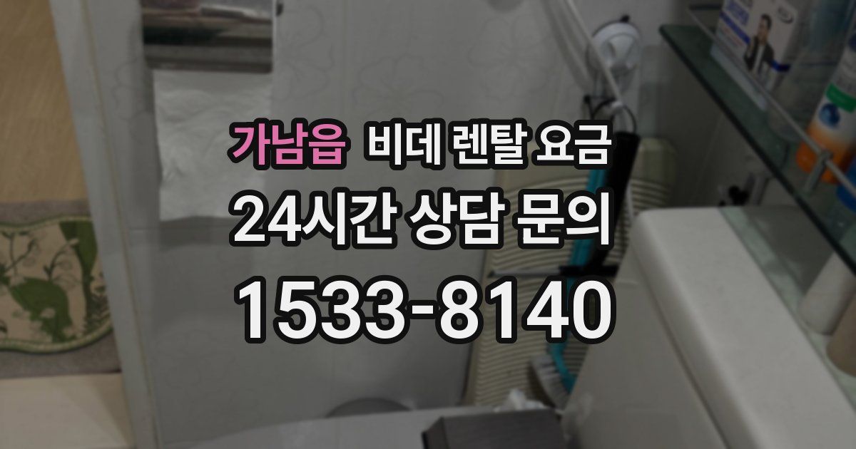 가남읍 비데 렌탈 요금