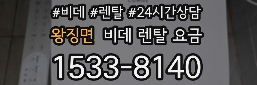 왕징면 비데 렌탈 요금