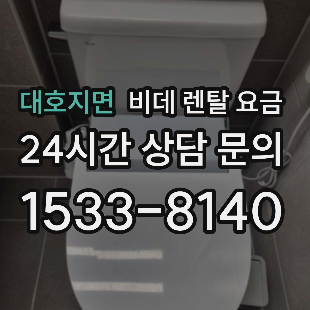 대호지면 비데 렌탈 요금