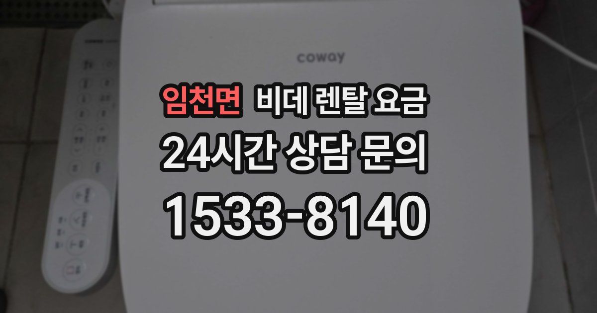 임천면 비데 렌탈 요금