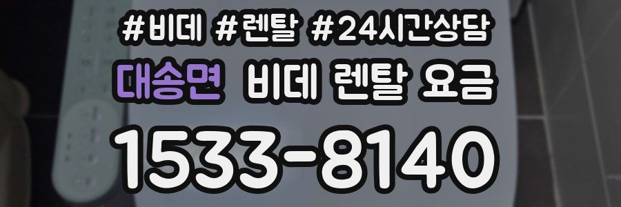 대송면 비데 렌탈 요금
