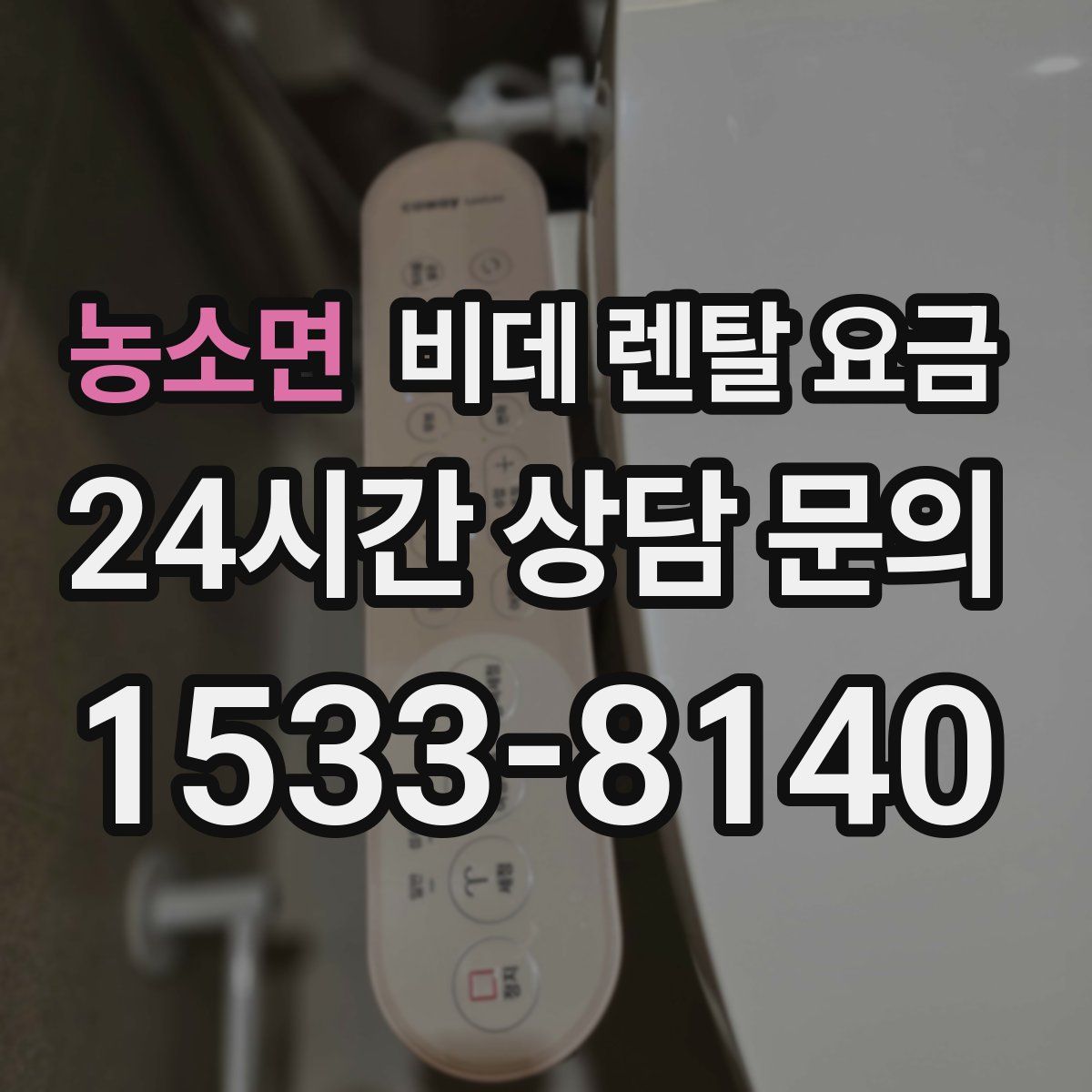 농소면 비데 렌탈 요금