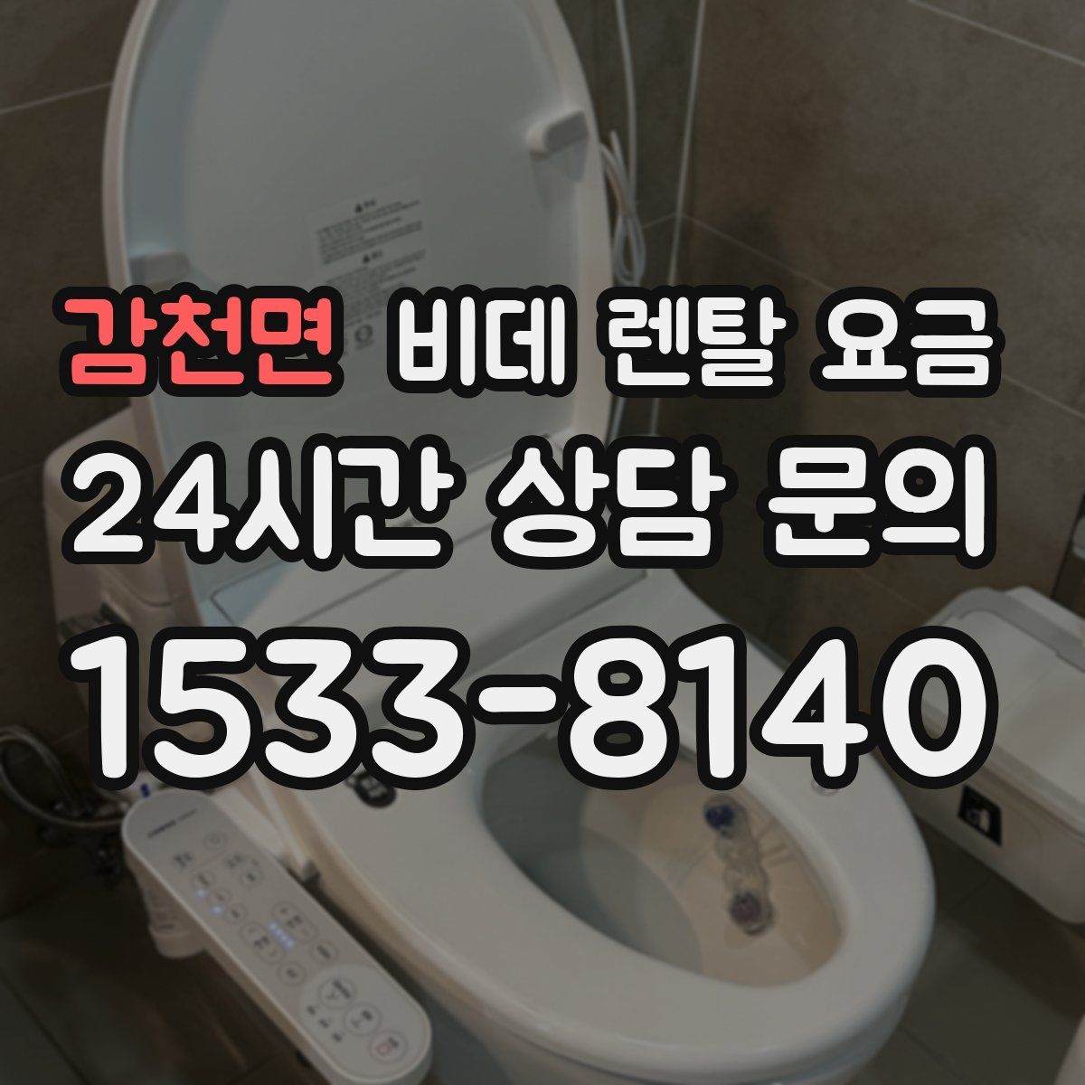 감천면 비데 렌탈 요금
