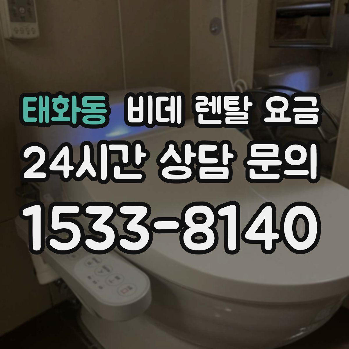 태화동 비데 렌탈 요금