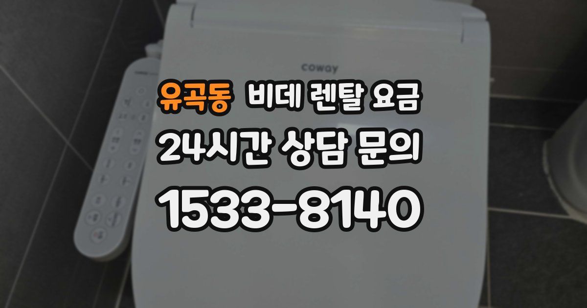 유곡동 비데 렌탈 요금
