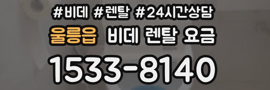 울릉읍 비데 렌탈 요금