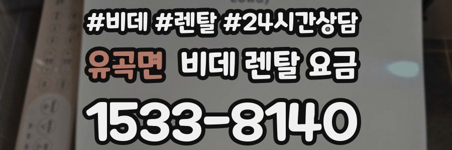 유곡면 비데 렌탈 요금