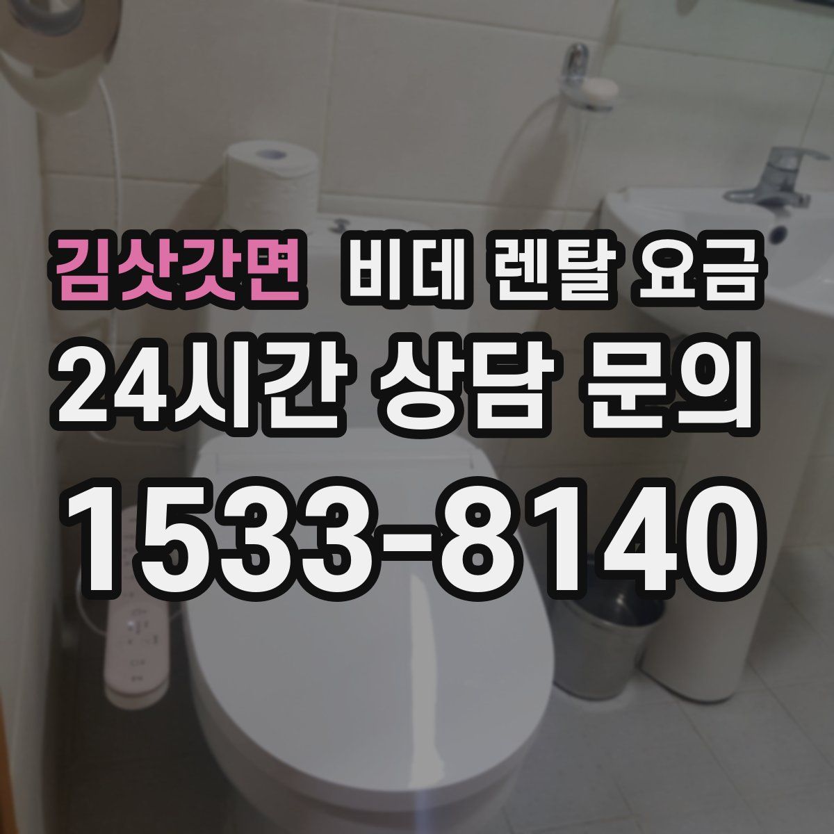 김삿갓면 비데 렌탈 요금