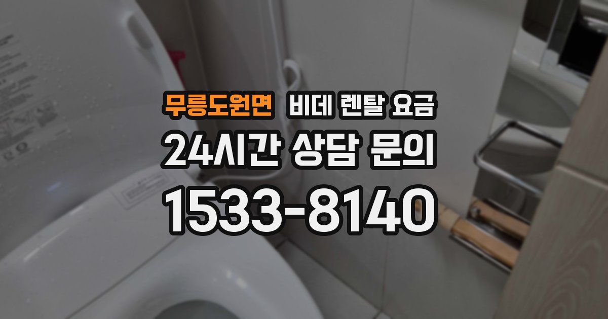 무릉도원면 비데 렌탈 요금