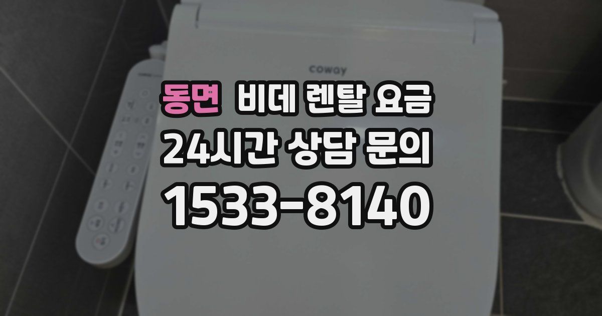동면 비데 렌탈 요금