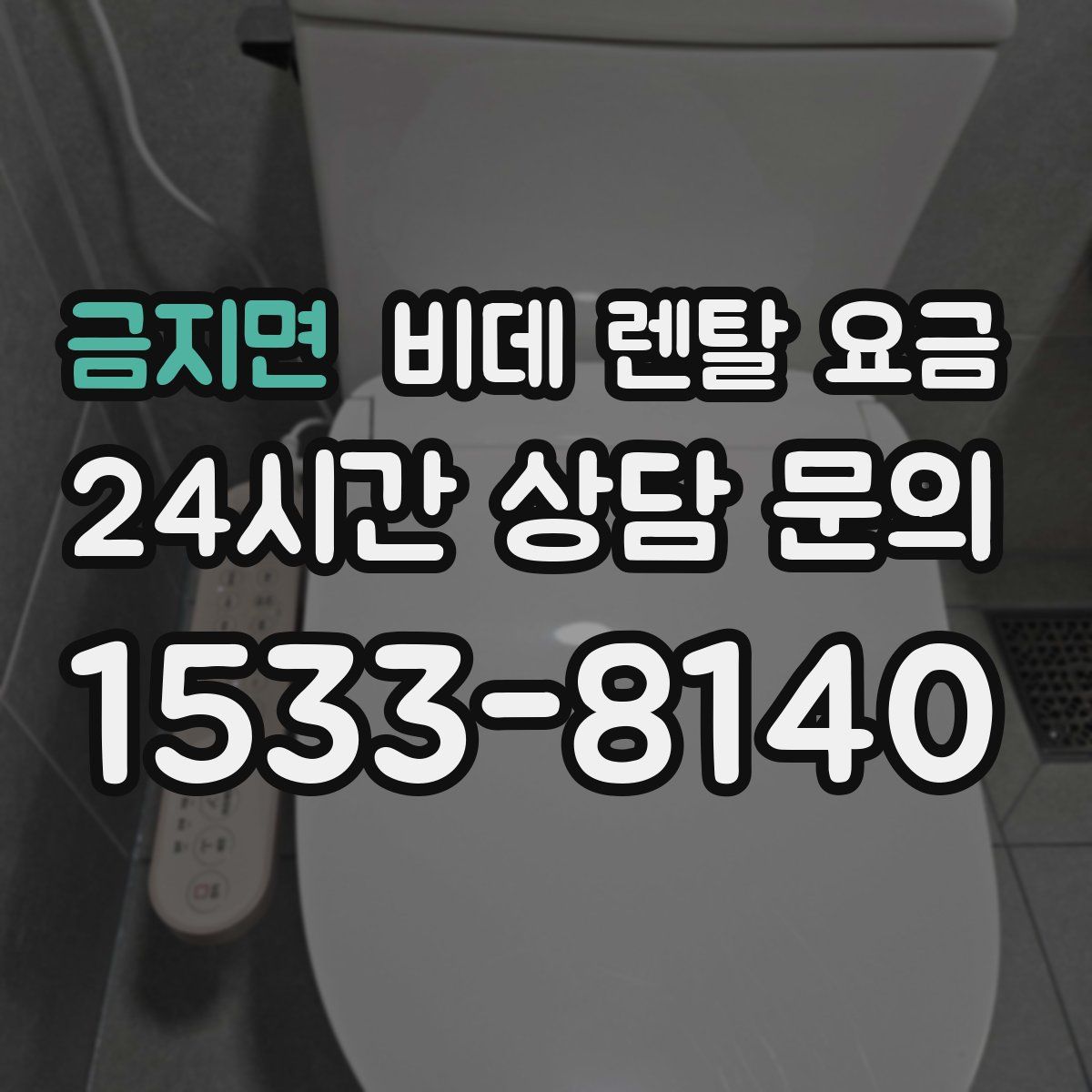 금지면 비데 렌탈 요금
