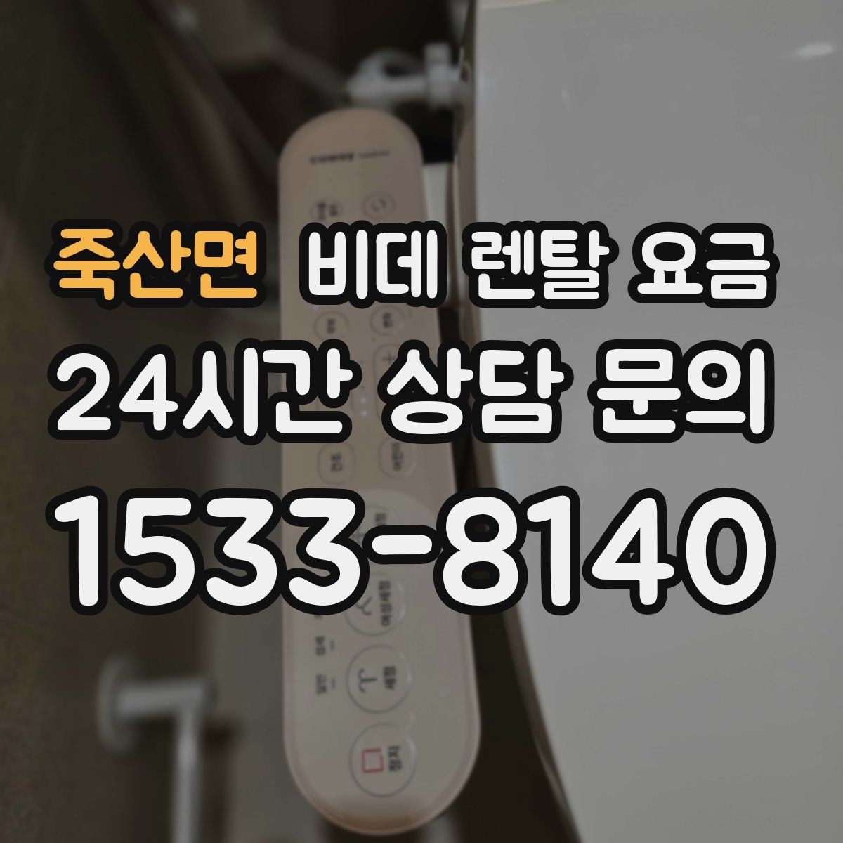 죽산면 비데 렌탈 요금 자주 쓰는 기능 위주로 고르면 좋은 이유