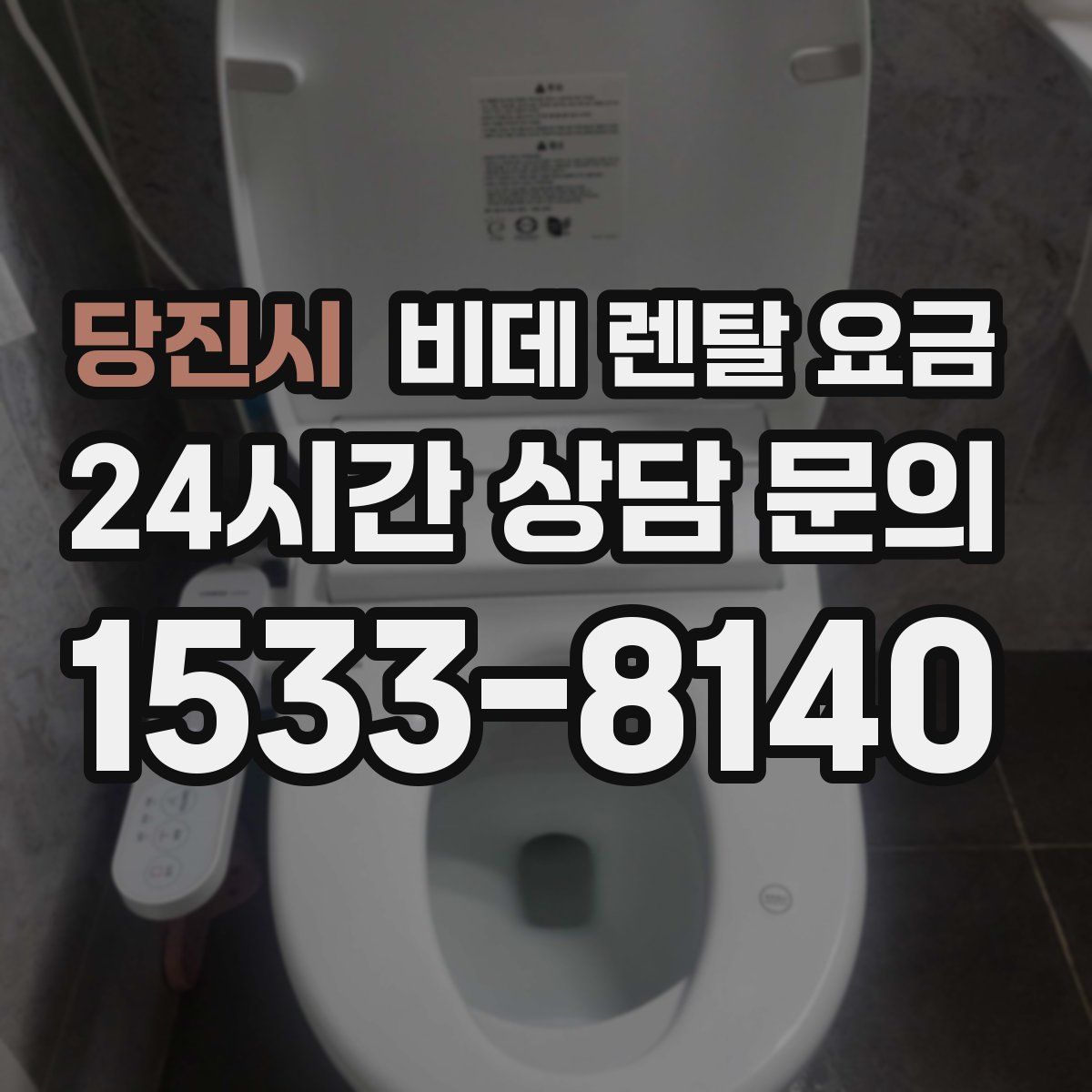 당진시 비데 렌탈 요금
