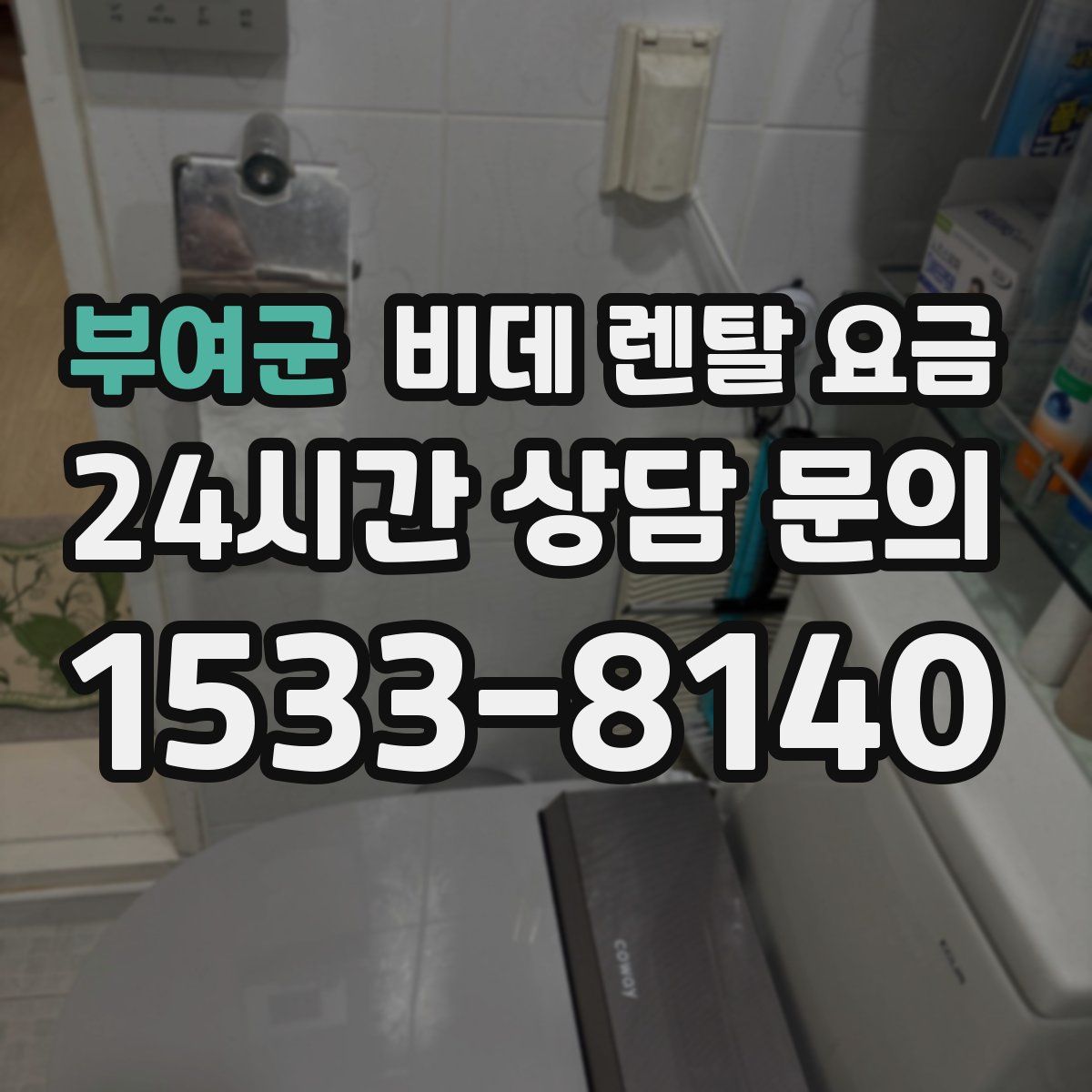 부여군 비데 렌탈 요금