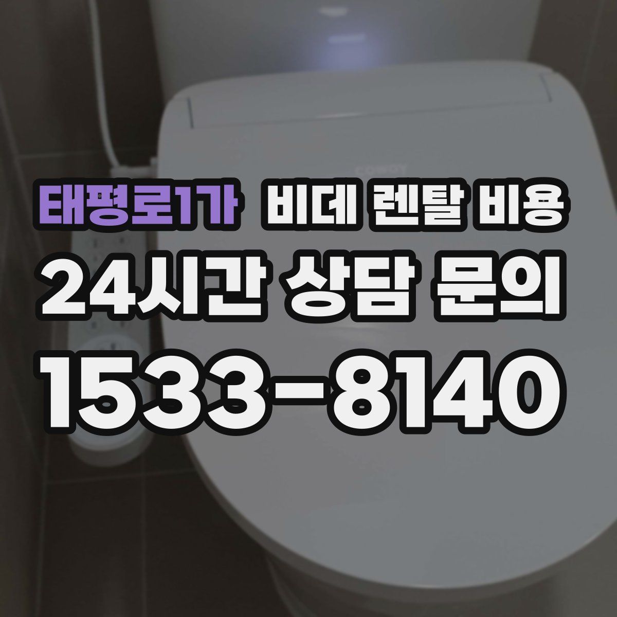 태평로1가 비데 렌탈 비용