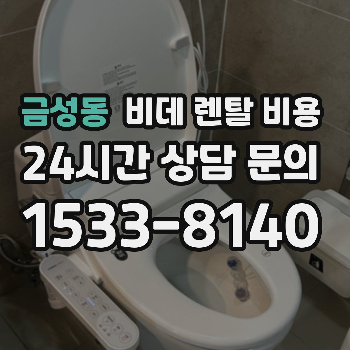 금성동 비데 렌탈 비용