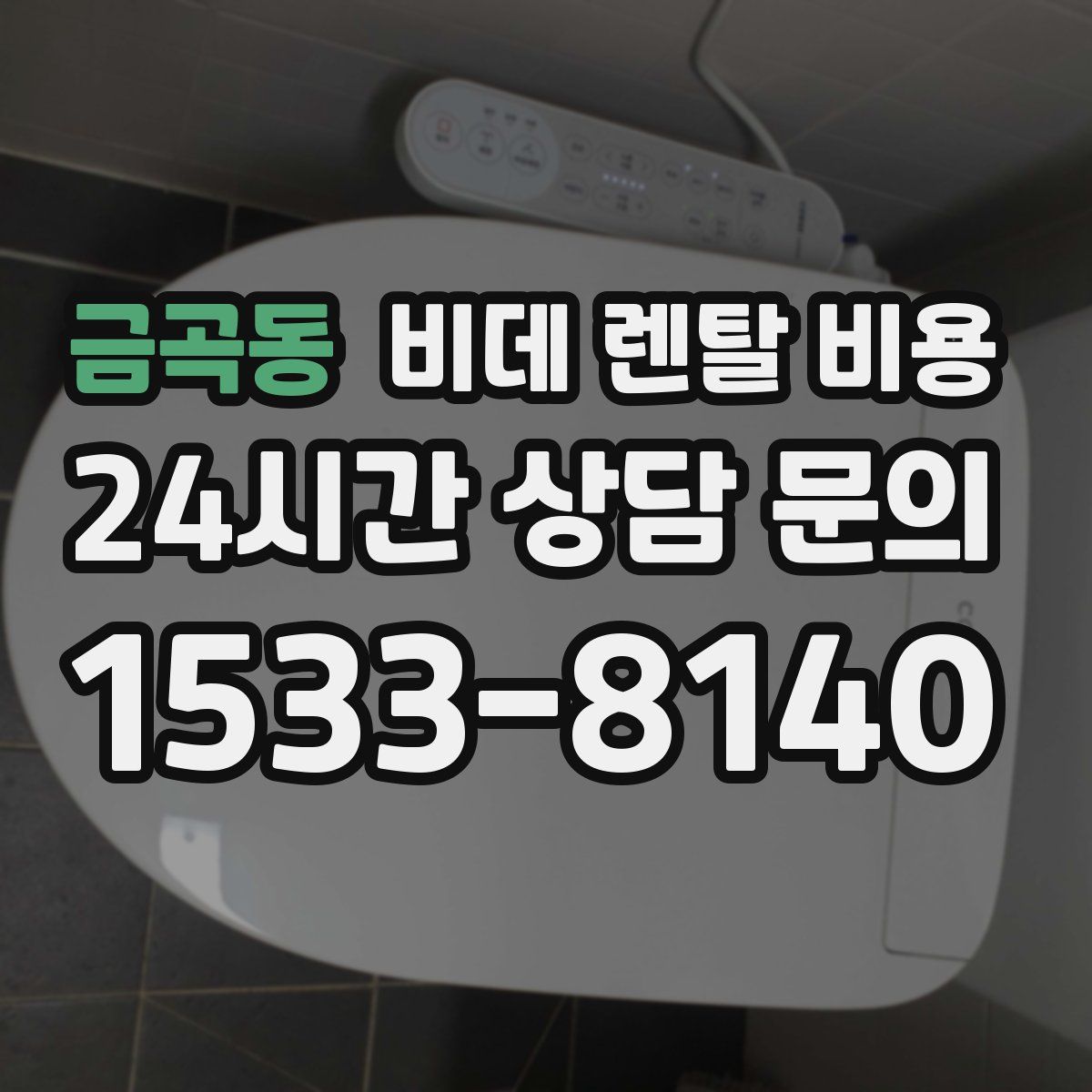 금곡동 비데 렌탈 비용