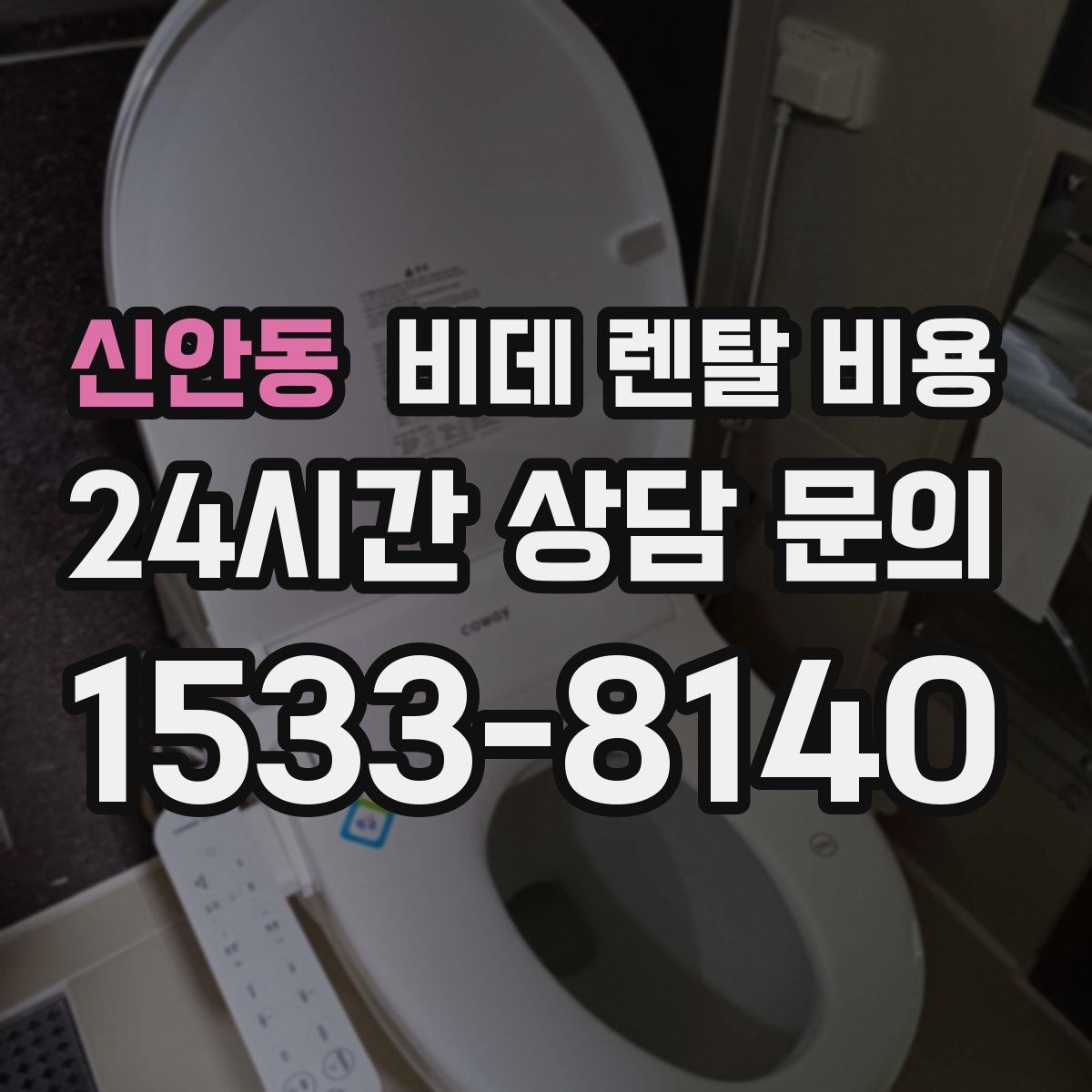 신안동 비데 렌탈 비용