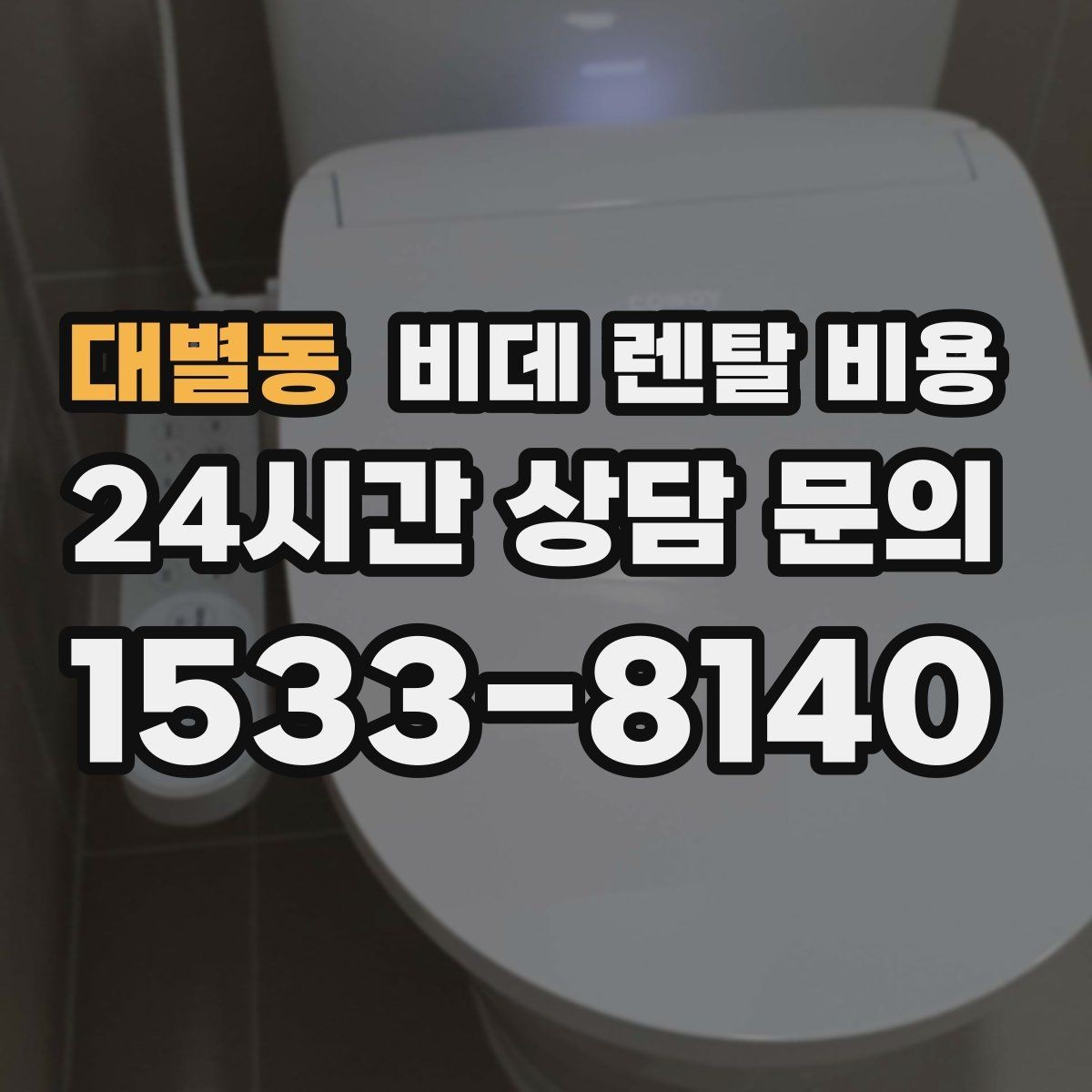 대별동 비데 렌탈 비용 옵션별 특징을 비교해서 보는 시각