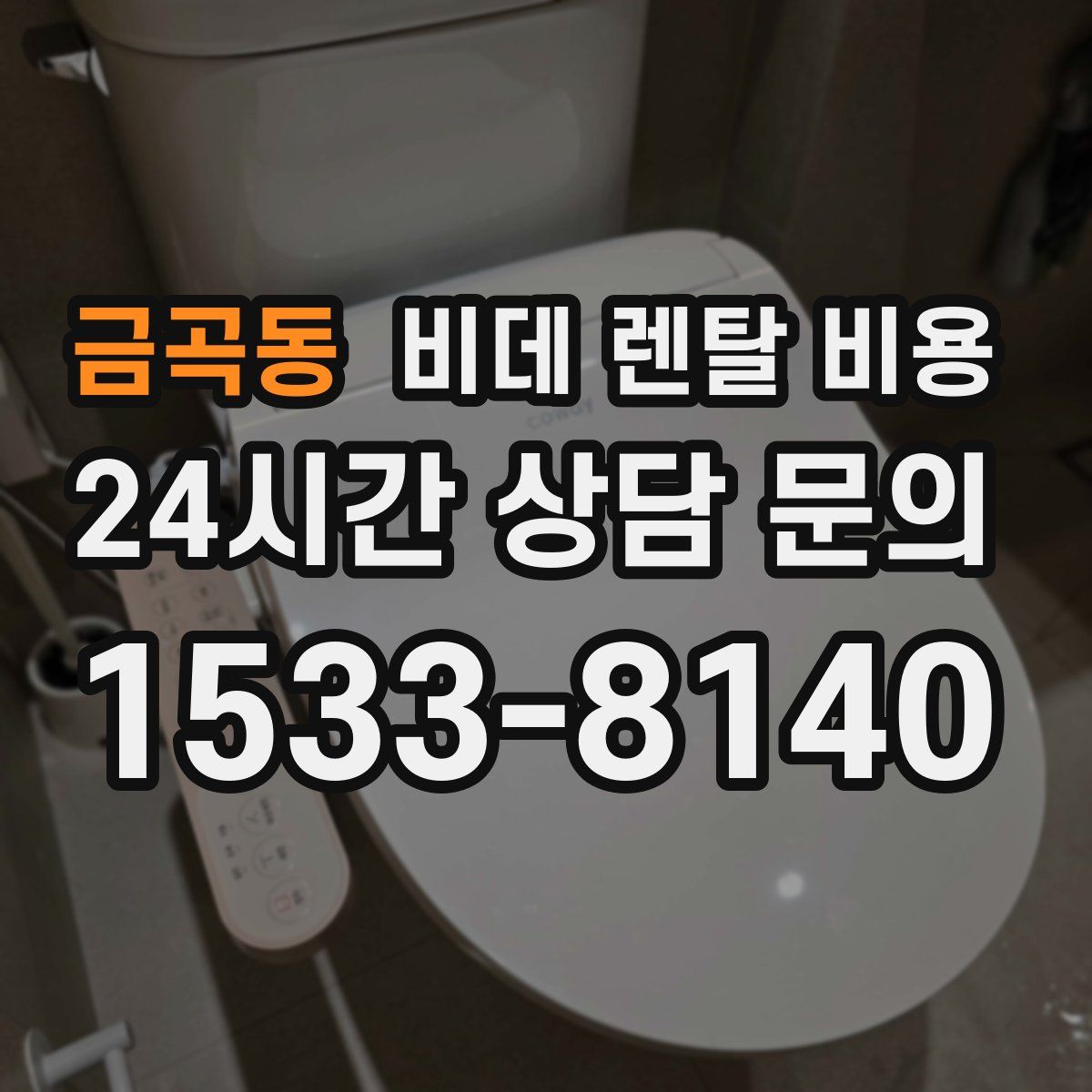 금곡동 비데 렌탈 비용