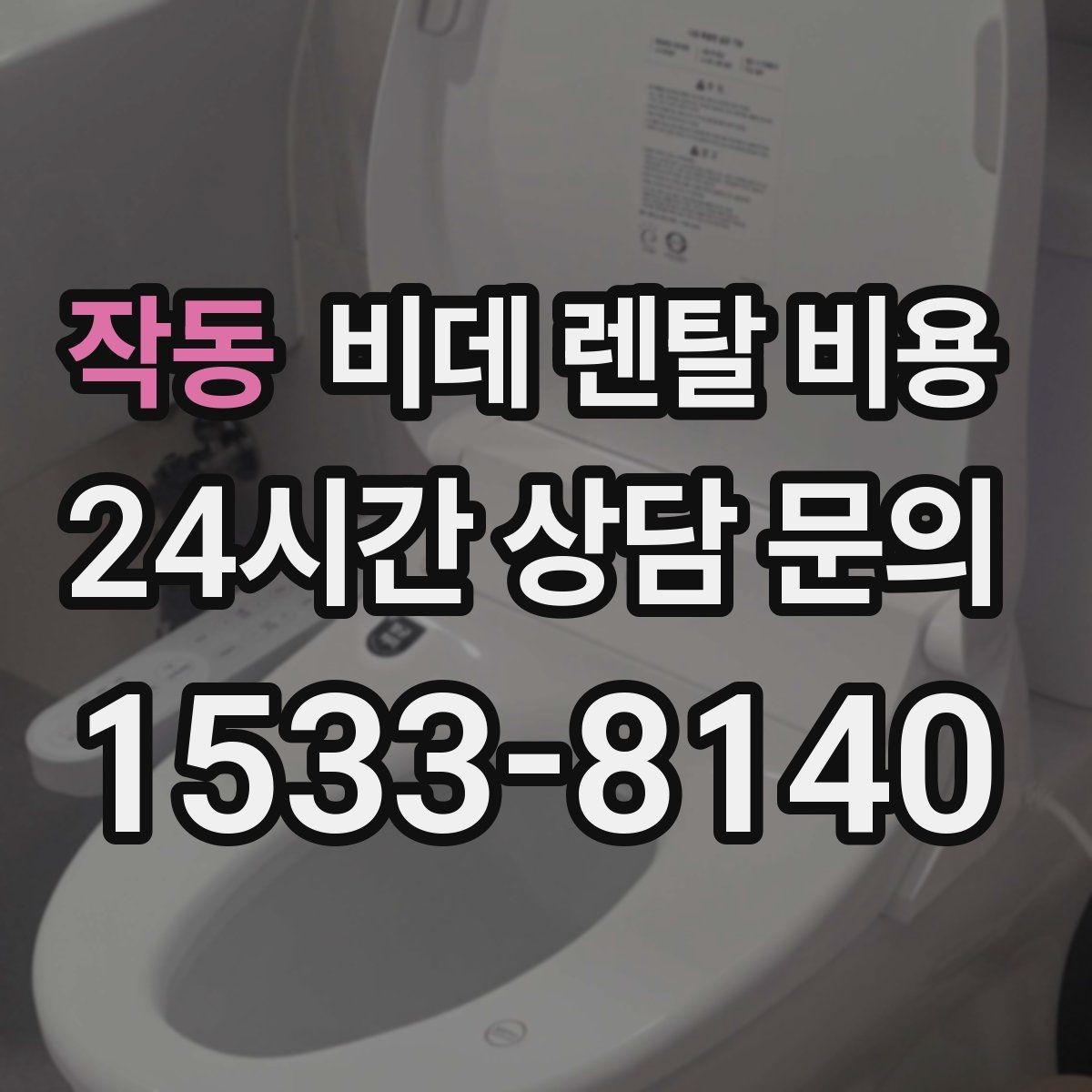 작동 비데 렌탈 비용 생활 공간에 맞는 설치 조건 살펴보기