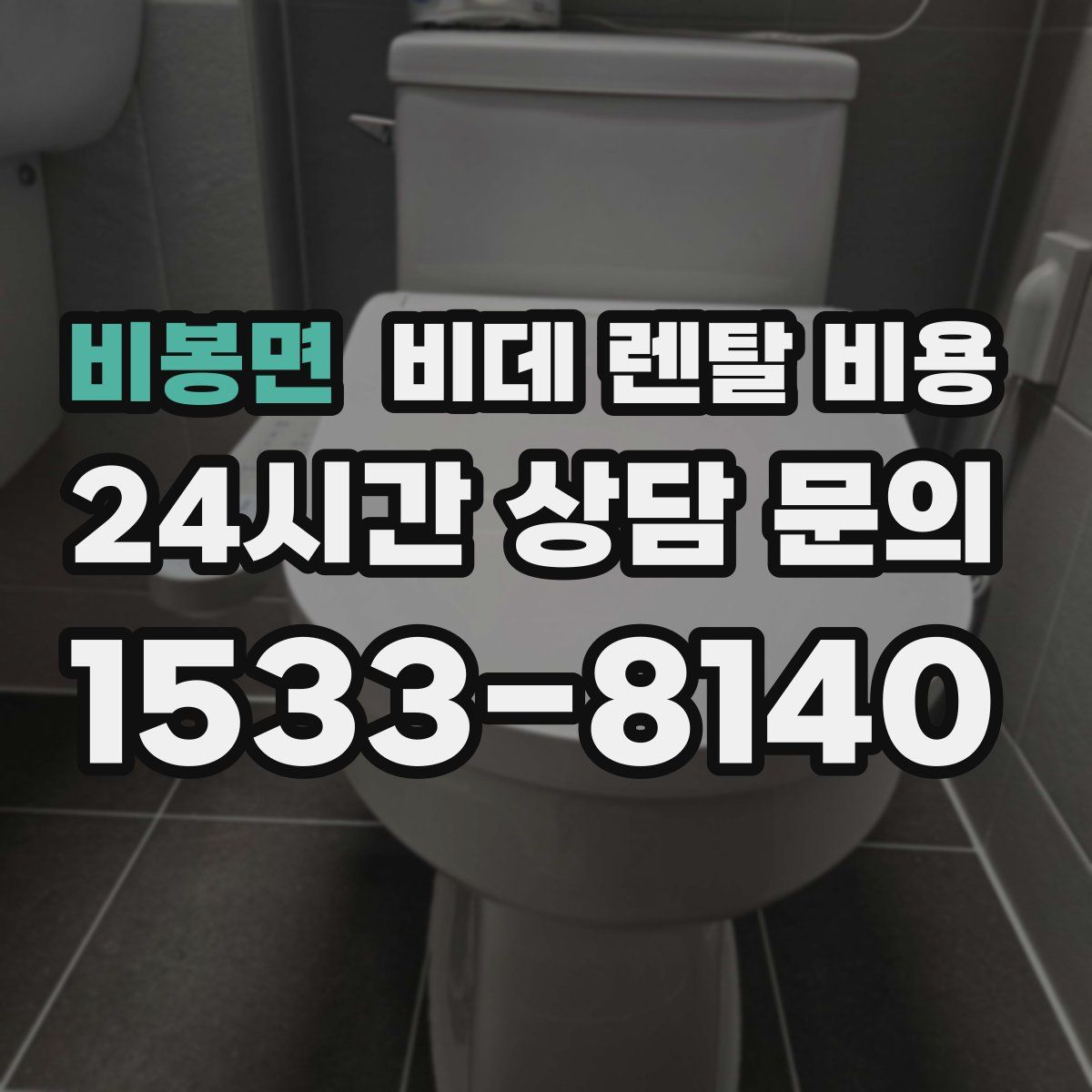 비봉면 비데 렌탈 비용