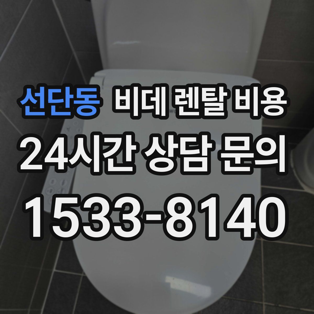 선단동 비데 렌탈 비용