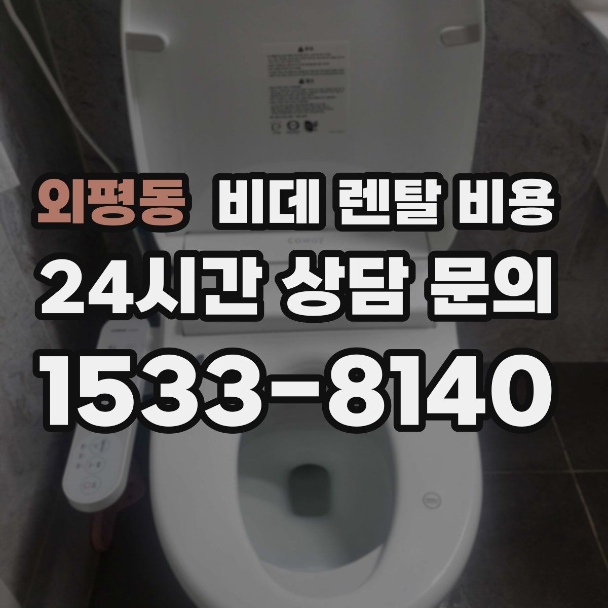 외평동 비데 렌탈 비용