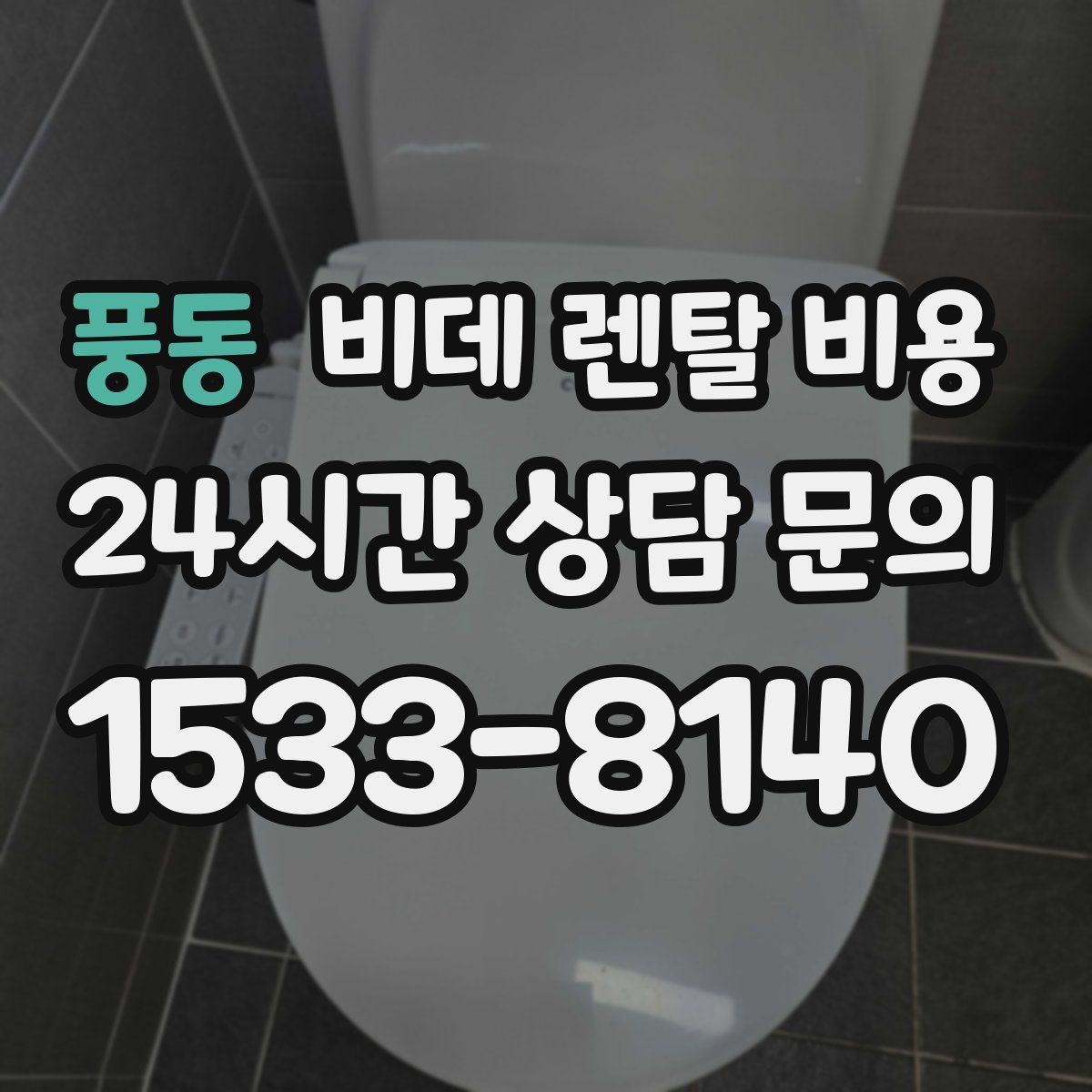 풍동 비데 렌탈 비용