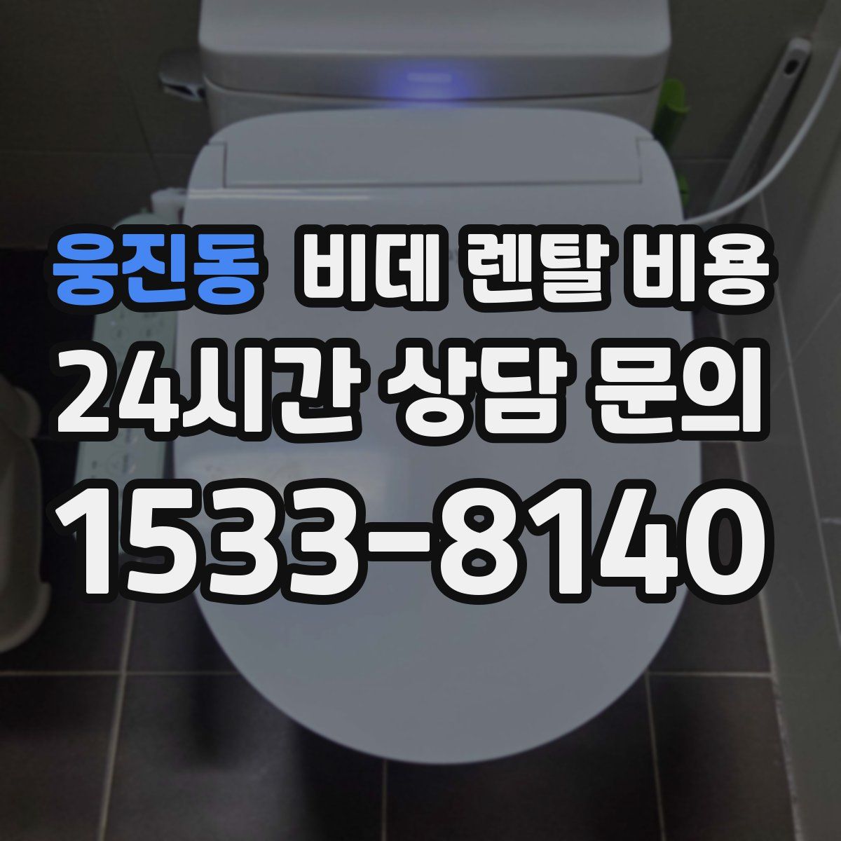 웅진동 비데 렌탈 비용