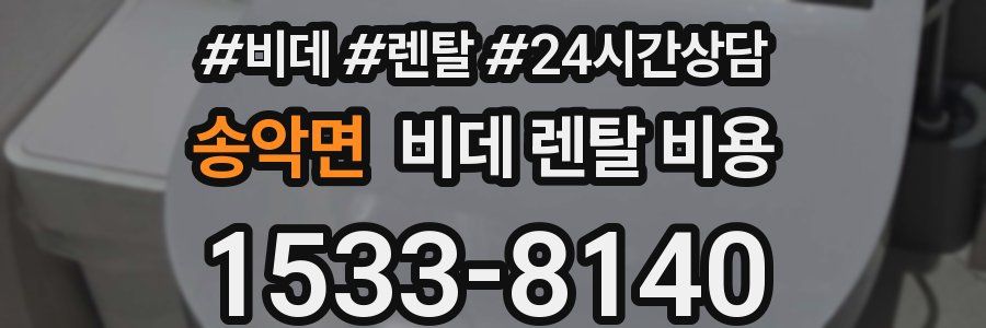 송악면 비데 렌탈 비용