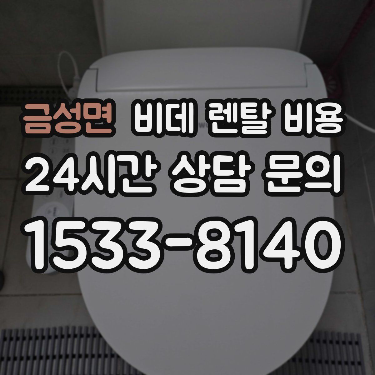 금성면 비데 렌탈 비용