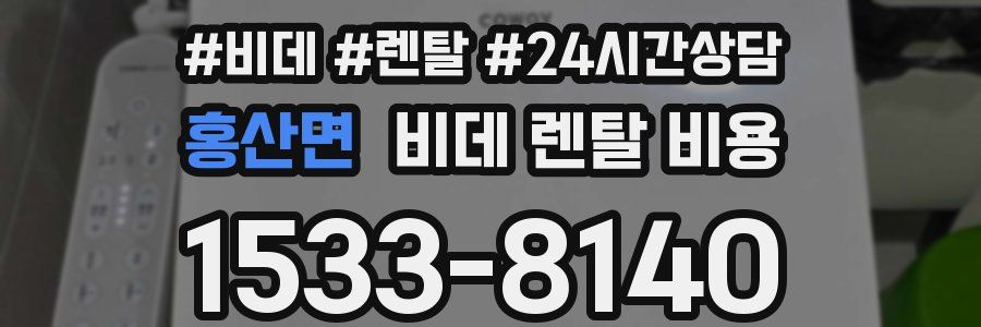 홍산면 비데 렌탈 비용