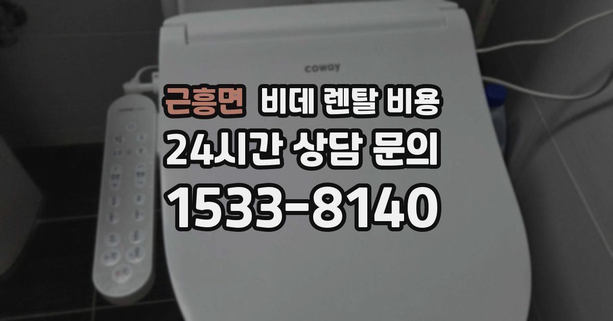 근흥면 비데 렌탈 비용